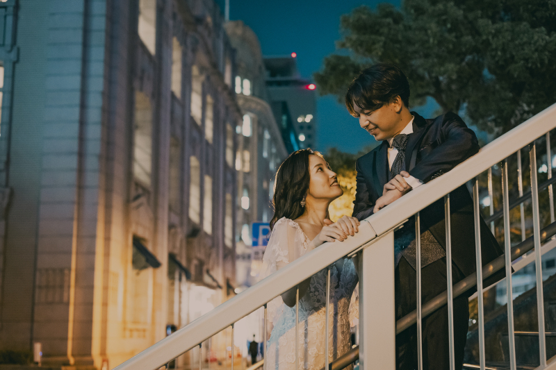 歩道橋での一枚