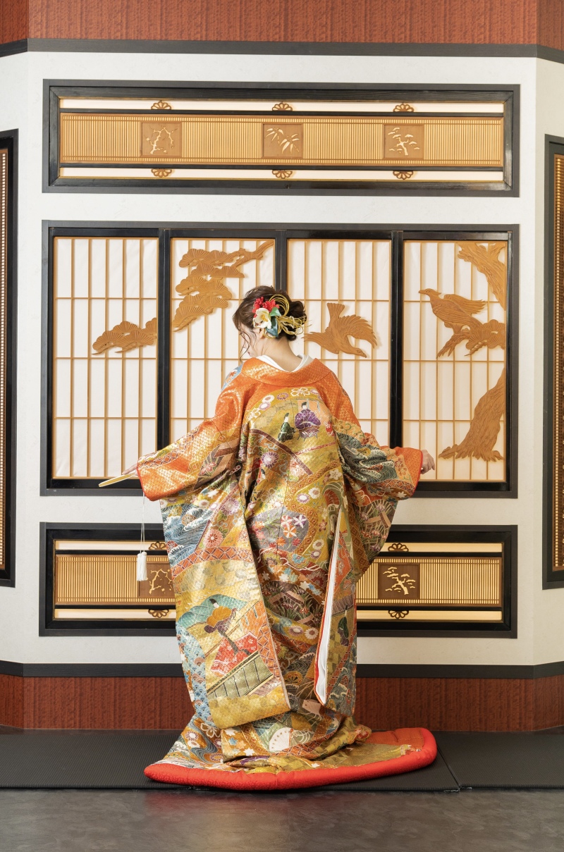 最後はバックショットで