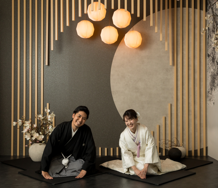 お辞儀ショット