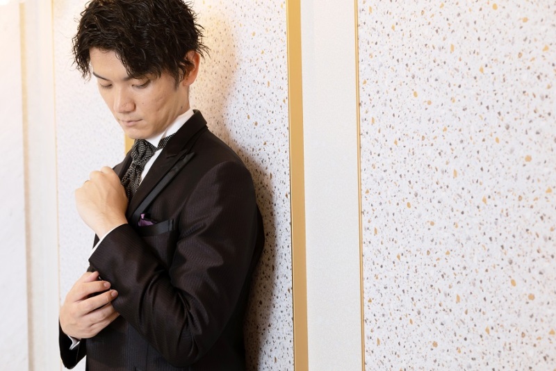 ご新郎様のソロショット♪