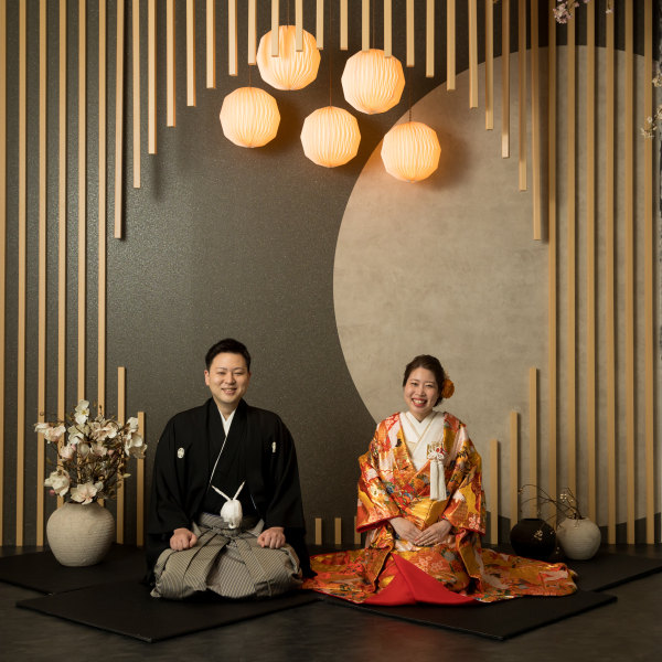 正座ショットからスタート!