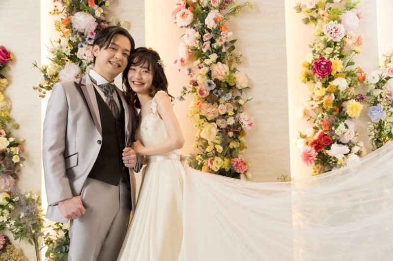 トレーンをなびかせて