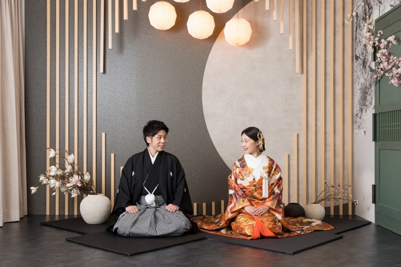 正座ポーズはコチラの背景で♪