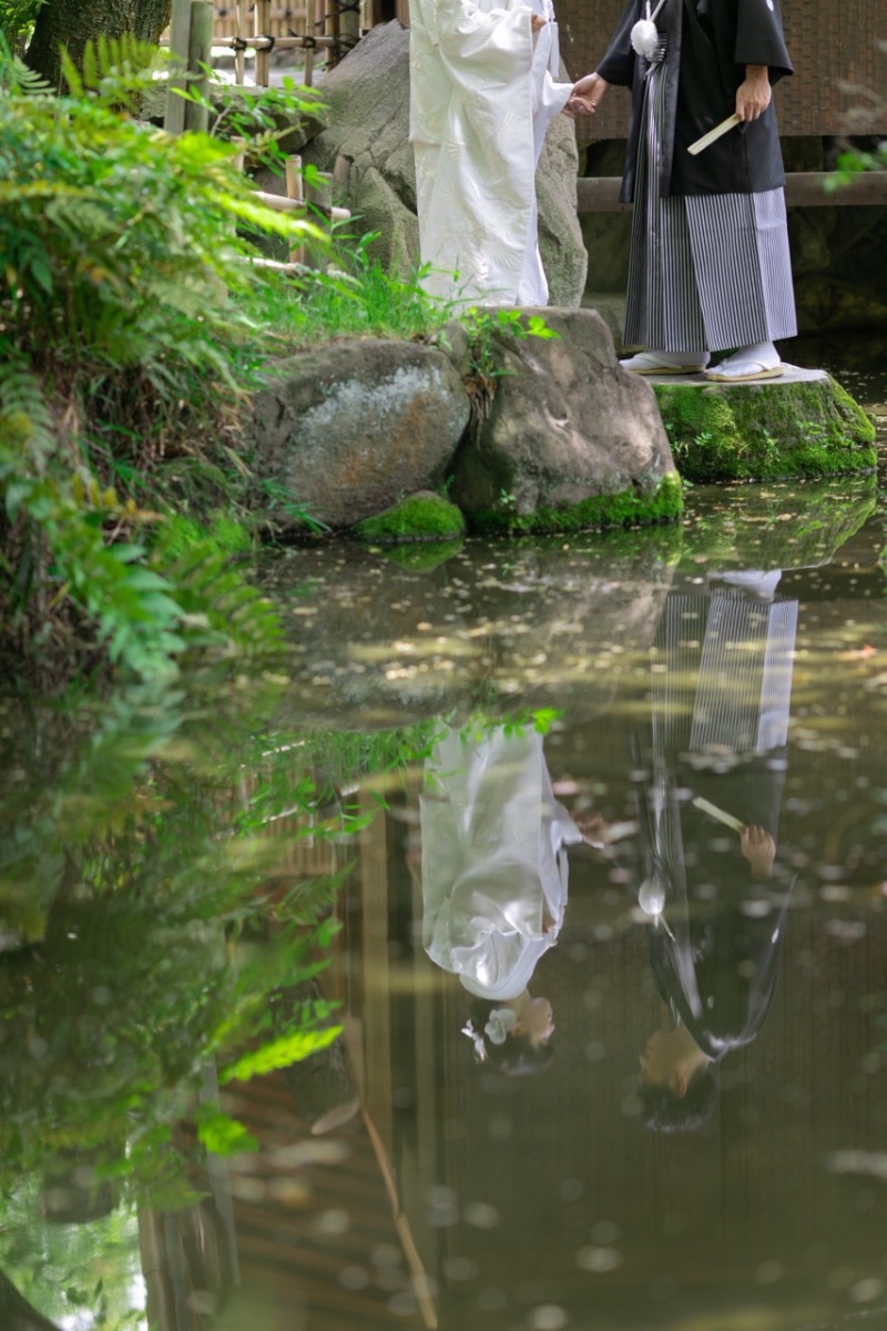 水辺のリフレクション