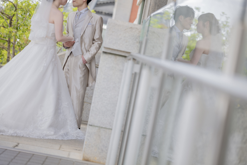 ガラス越しのニュアンスショット