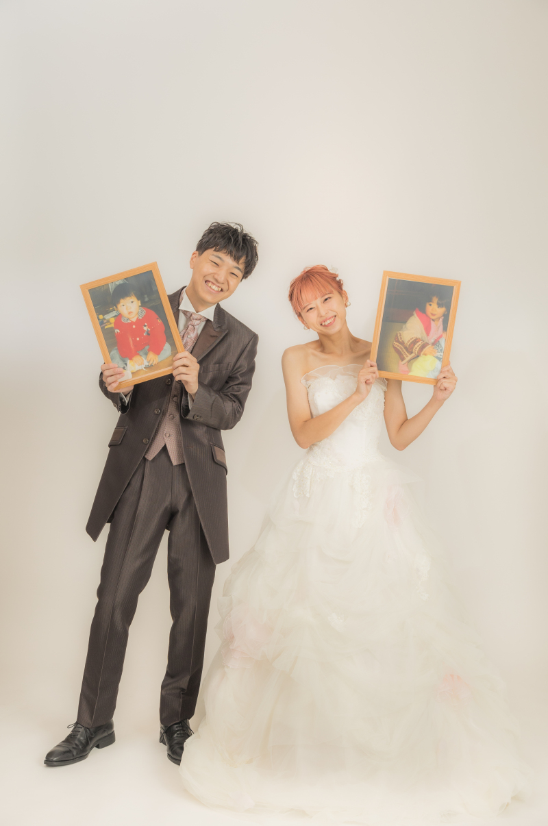 子供の頃のお写真と一緒に