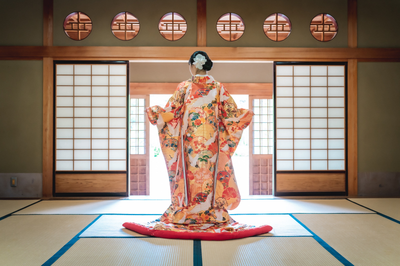 新婦様のソロショット