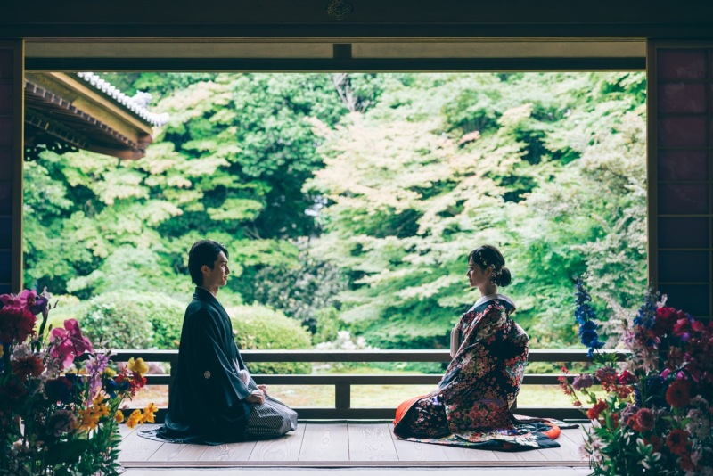 Photo Maison écrin 大阪店_庭園で撮影できる