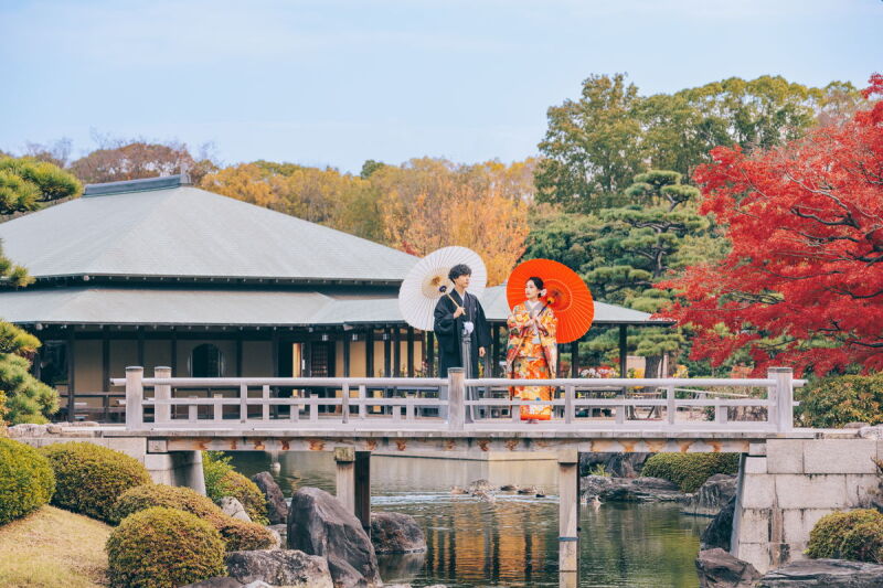 和装庭園ロケーションフォトなら【堺市大仙公園】