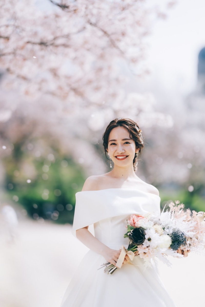 【5組限定!衣装追加料金なし!】¥230,000→¥148,500 全データ(100カット)付き!桜ロケーション撮影プラン