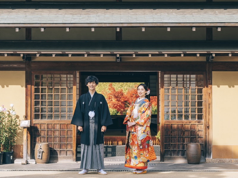 【衣裳追加料金なし】期間限定7万円オフ　全データ（100カット）付き！大仙公園ロケーション撮影【12Pアルバム付き】プラン