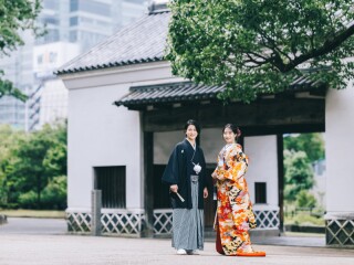 【衣裳追加料金なし】期間限定7万円オフ　全データ100カット+12Pアルバム＋細身加工付き！慶沢園ロケーション撮影