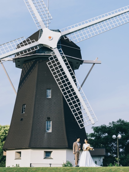 【衣裳追加料金なし】期間限定7万円オフ　全データ100カット+12Pアルバム+細身加工付き！鶴見緑地公園ロケーション撮影プラン　