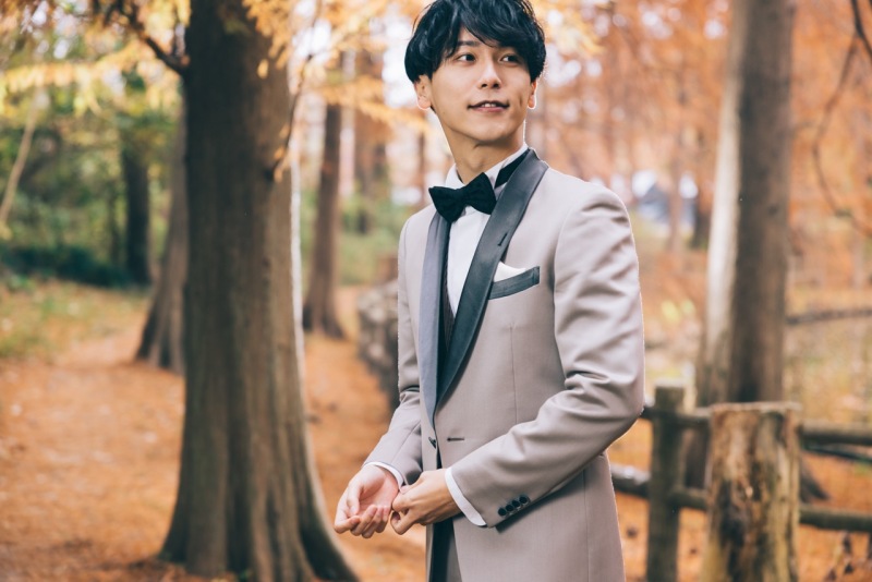 【衣裳追加料金なし】期間限定7万円オフ　細身加工付き！長居公園ロケーション撮影 【12Pアルバム付き】プラン