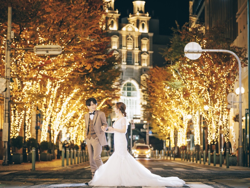 【衣裳追加料金なし】期間限定7万円オフ　全データ100カット+12Pアルバム+細身加工付き！神戸居留地ロケーション撮影プラン　