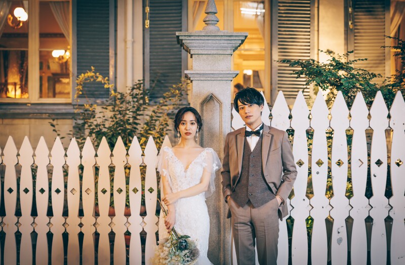 【衣裳追加料金なし】期間限定7万円オフ　全データ100カット+12Pアルバム+細身加工付き！神戸居留地ロケーション撮影プラン　