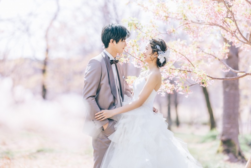 【5組限定!衣装追加料金なし!】¥230,000→¥148,500 全データ(100カット)付き!桜ロケーション撮影プラン