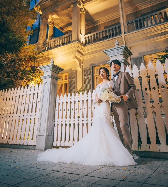 【衣裳追加料金なし】期間限定7万円オフ　全データ100カット+12Pアルバム+細身加工付き！神戸居留地ロケーション撮影プラン　