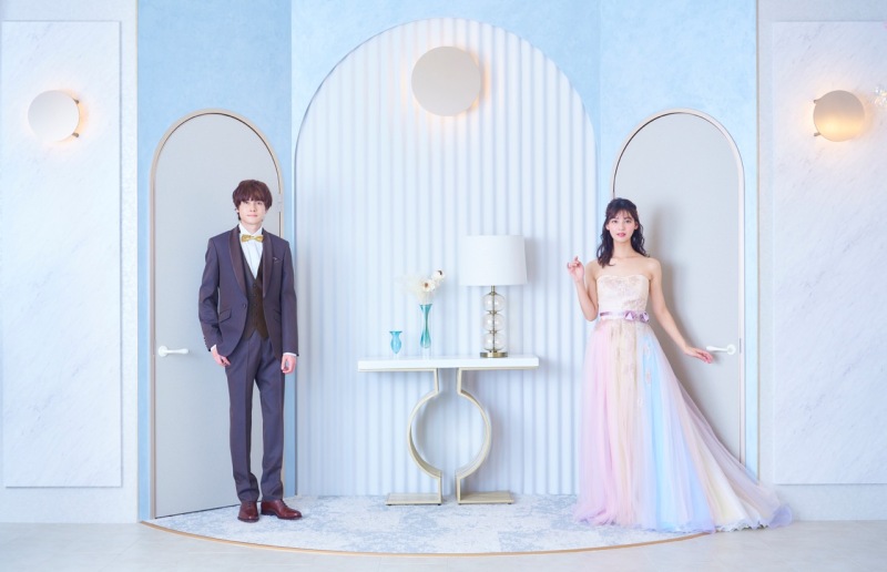 【衣裳追加料金なし】期間限定7万円オフ　データ100カット+18Pアルバム付！洋装スタジオ撮影プラン