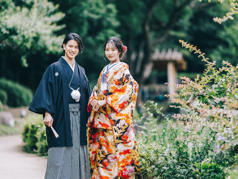 フォトレイト限定！￥230,000→￥148,500【衣裳差額なし】全データ（100カット）付き！庭園ロケーション撮影プラン