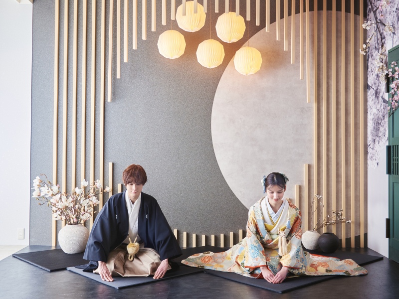 【衣裳追加料金なし】期間限定7万円オフ　データ100カット+18Pアルバム付！和装スタジオ撮影プラン