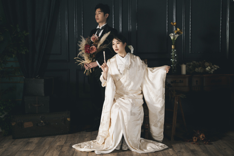 【NOBLE こだわりプラン(和装+洋装)】新婦衣装2着・新郎衣装2着・スタジオ撮影・データ250枚