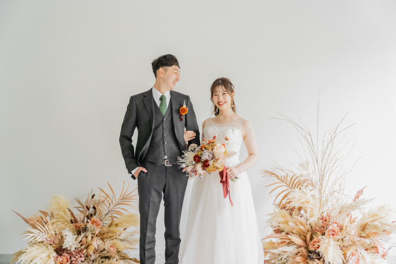 2022年9月NewOpenのスタジオでスタイリッシュで洗練された前撮りを♪