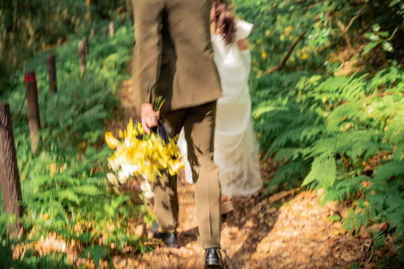 差し色のブーケが素敵!!