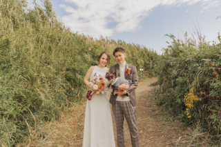 城ヶ島の大自然を大切なワンちゃんと共に…