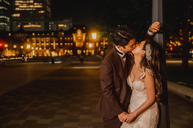 撮影の結びはナイト行幸通りで...♪