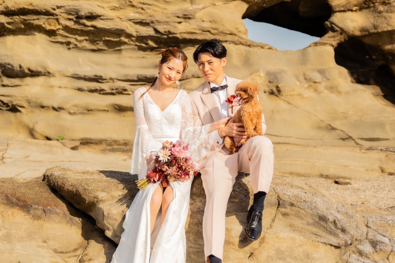 城ヶ島の壮大な景色と共に…