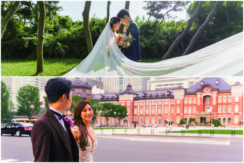 【Specialプラン②】大都会と大自然で叶う前撮りフォト&ムービー /ロケ用車両で移動するので安心です♪