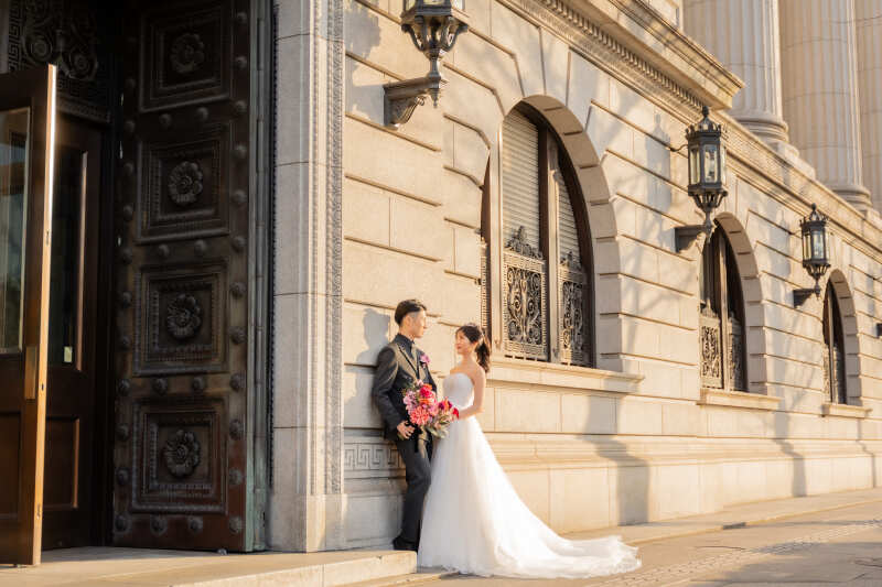 【12,1,2月撮影】大都会と大自然で叶う前撮りフォト300カット /ロケ用車両で移動するので安心♪ /※撮影二日間