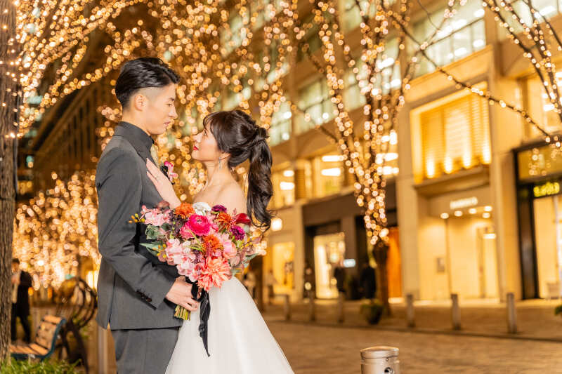 【9,10,11月撮影】大都会と大自然で叶う前撮りフォト300カット /ロケ用車両で移動するので安心♪ /※撮影二日間