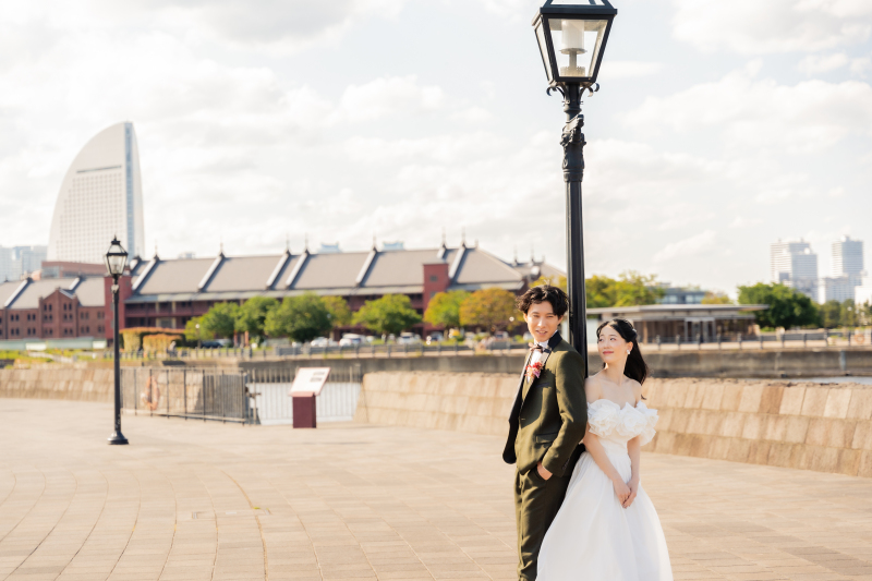 【6,7,8月撮影限定！】横浜ロケ+スタジオ撮影プラン〈写真+OP動画+衣装+ヘアメイク+ブーケ+アクセ〉