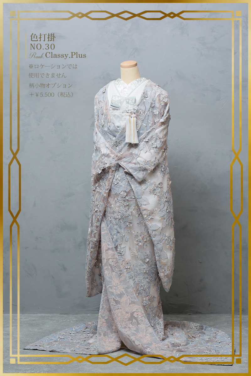 色打掛NO.30　柄小物オプション付き