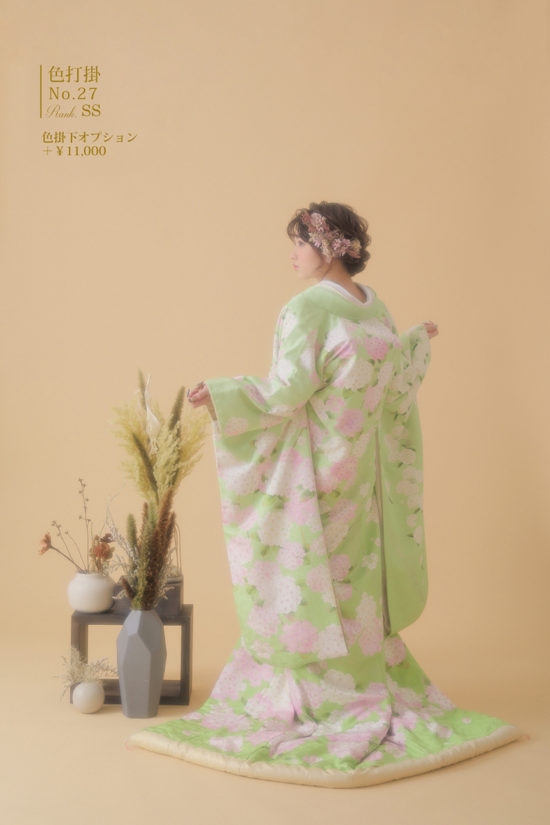 色打掛NO.27　後ろ姿