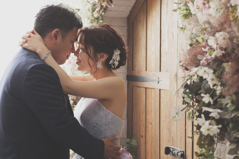 【ANTIQUE】flower door