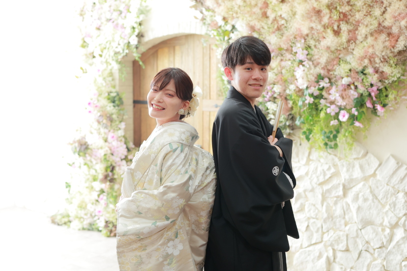 【ANTIQUE】flower door