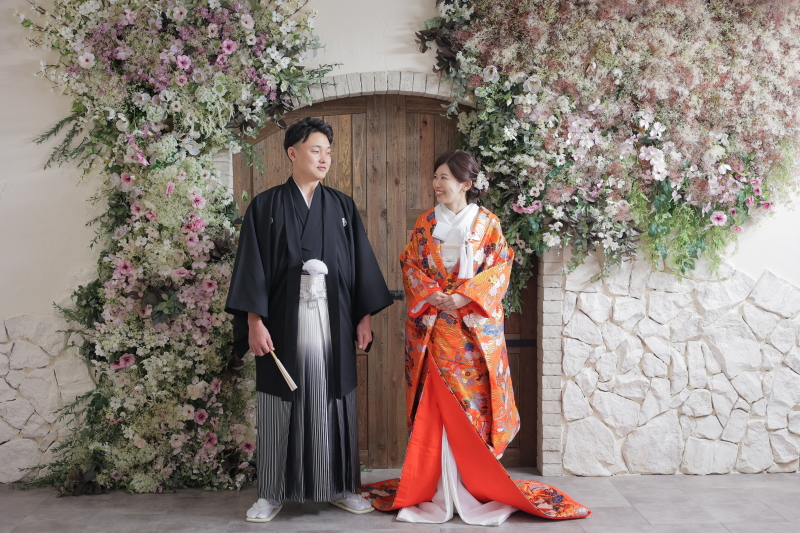 【ANTIQUE】flower door