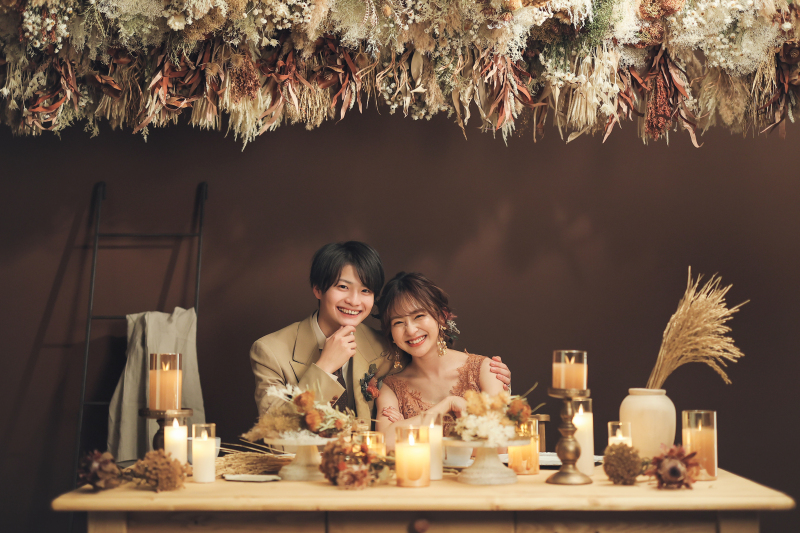 大人可愛いスタジオフォト