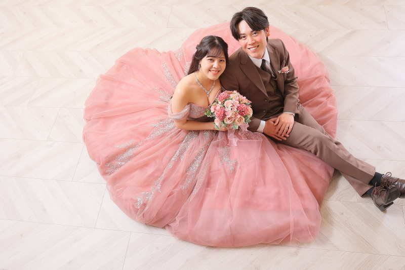 上からのアングルで