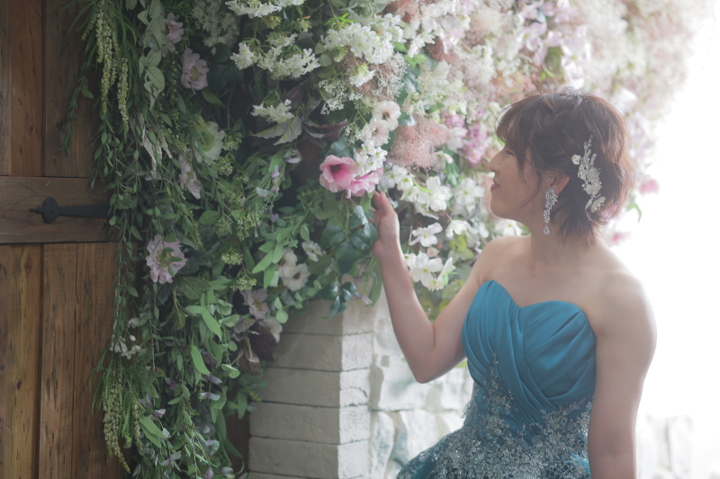【ANTIQUE】flower door