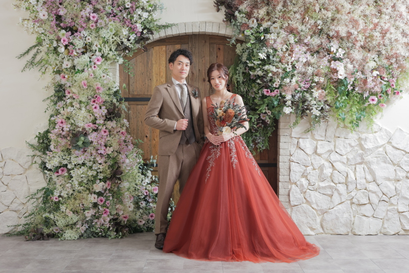 【ANTIQUE】flower door