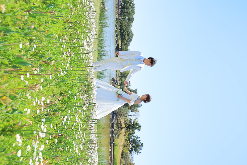 手繋ぎショット