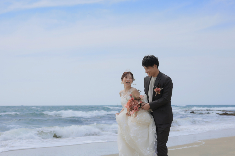 砂浜でも