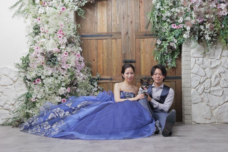 【ANTIQUE】flower door