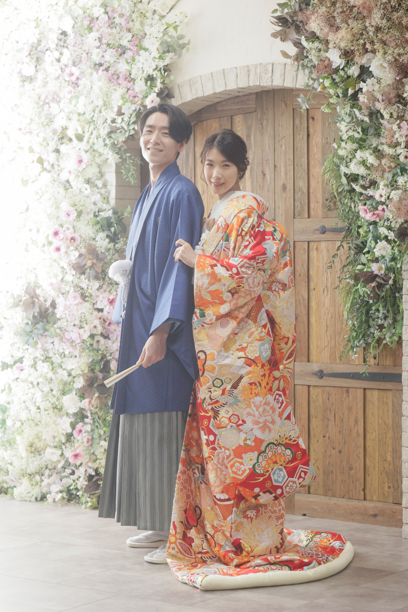 【ANTIQUE】flower door