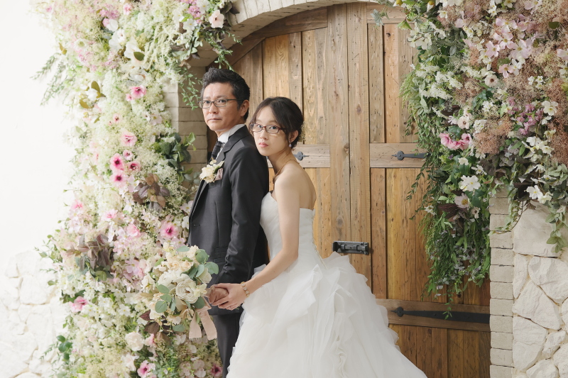 【ANTIQUE】flower door