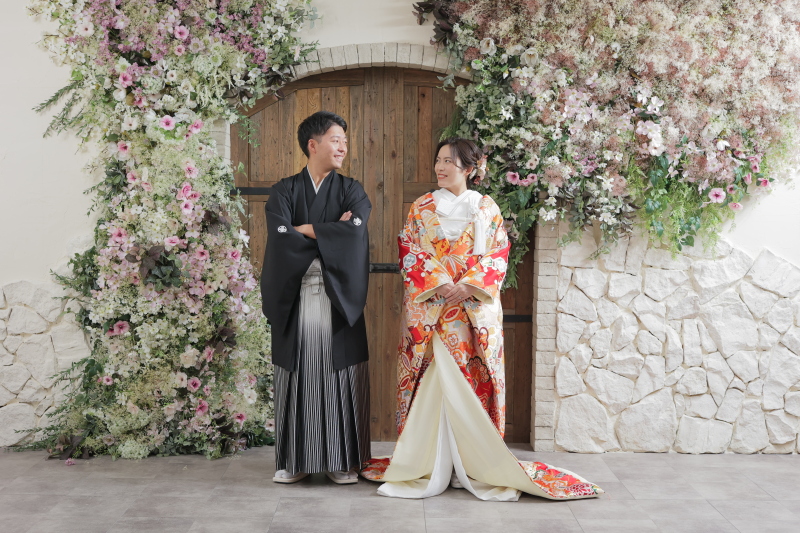 【ANTIQUE】flower door